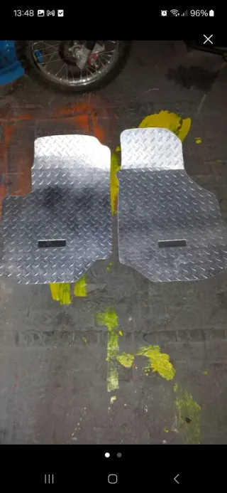 Esterillas de aluminio tipo diamante