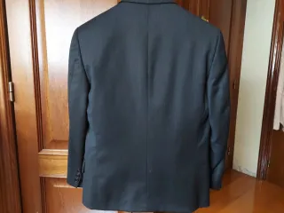 Traje de lana fina caballero/niño T46 negro