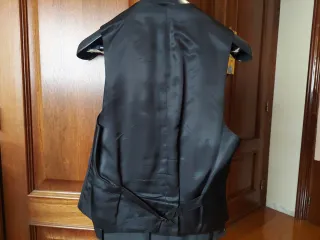 Traje de lana fina caballero/niño T46 negro