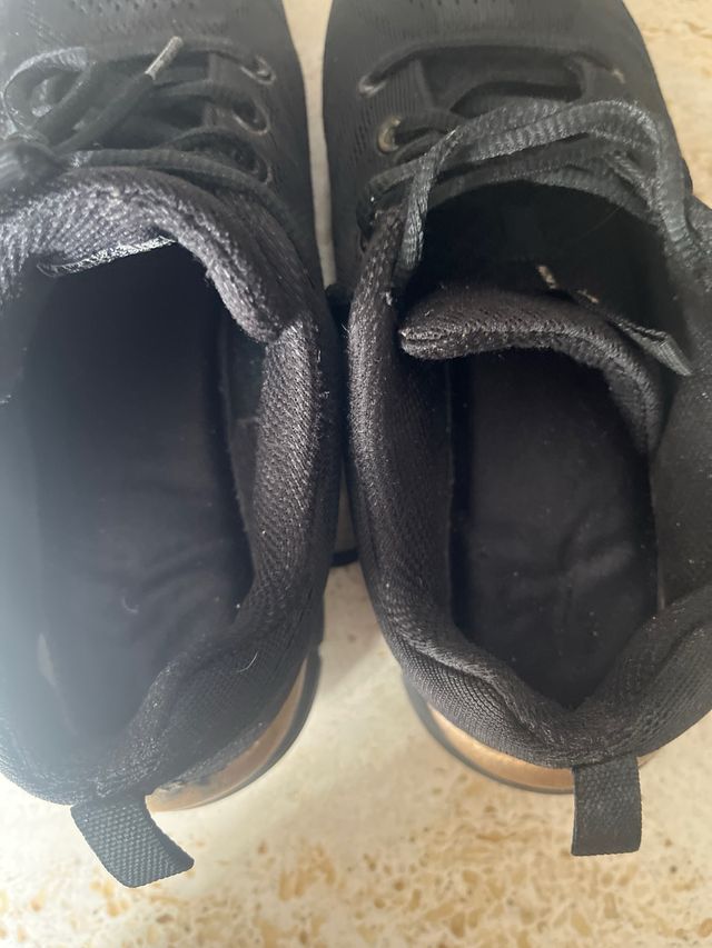 Zapatillas Skechers Talla 37 Negro/Dorado