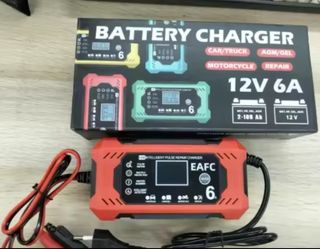 Cargador Batería Coche 12V 6A EAFC