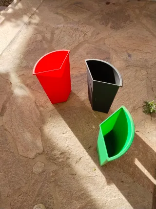 Cubos reciclaje 3 compartimentos IKEA