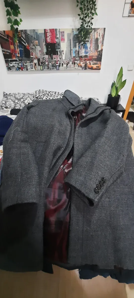 Abrigo Gris Talla XL