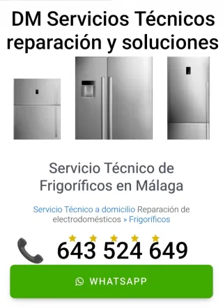 Reparación de Frigoríficos en Málaga
