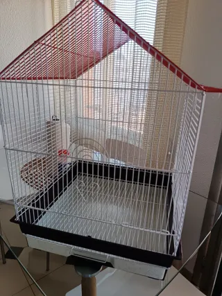 Jaula para agapornis y ninfas