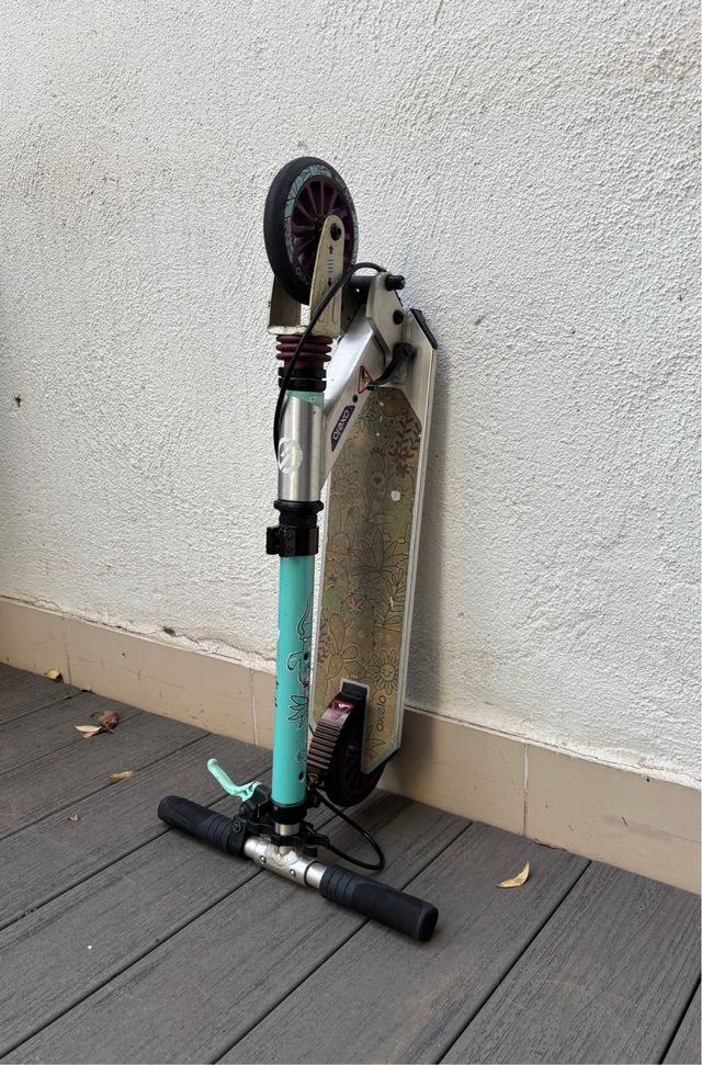 Patinete Oxelo Infantil Plata