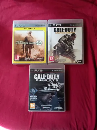 Pack 3 Juegos Call of Duty PS3