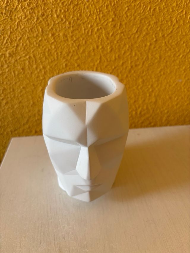 Portalápices Balvi The Head Blanco