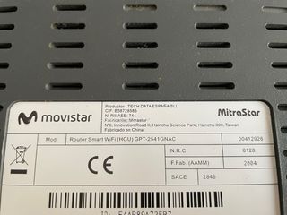 Router Fibra Movistar
