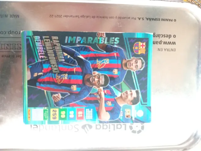 Carta Panini Fede Valverde, Vinicius,Benzema...