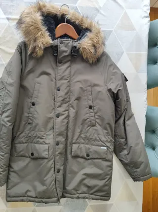 Anorak Carhartt Talla M Verde Oscuro