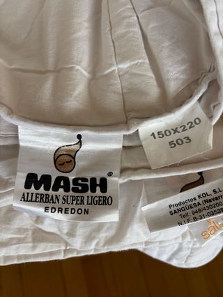 Edredón Mash 150x220 antiácaros