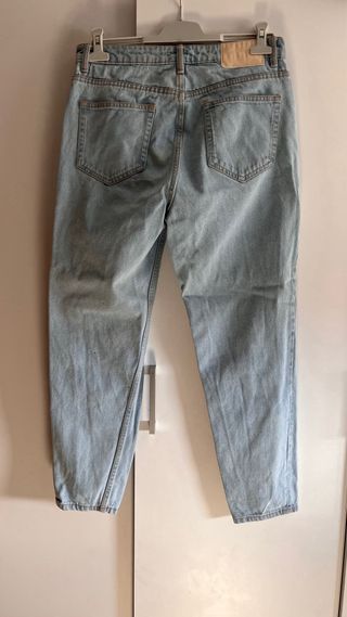 Pantalón pitillo Zara azul