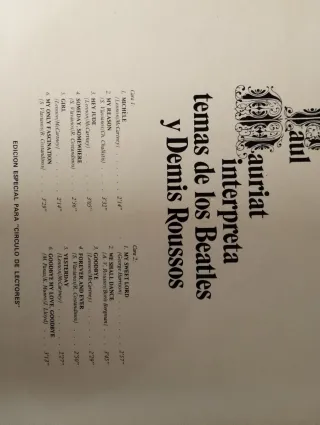 Paul Mauriat:Beatles&Demis Roussos