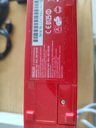 Nintendo Wii RVL-001 Rossa