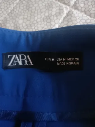Pantaloni Zara Blu Taglia M perfetto