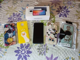 Xiaomi Redmi Note 9 Pro + 4 Fundas