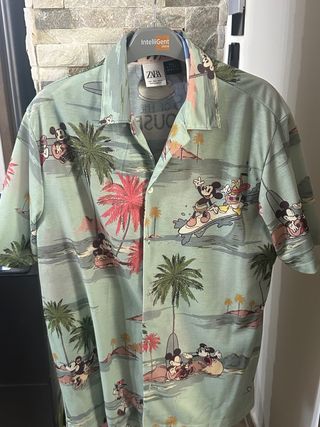 Camicia Zara Disney Topolino Hawaii