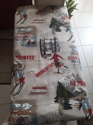 Mantel o camino de mesa invierno