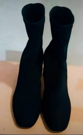 Botines Bershka Tacón Negro