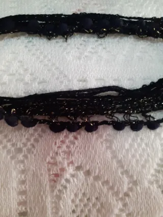 Lana Pizzo Lux Negra con Brillo 100g