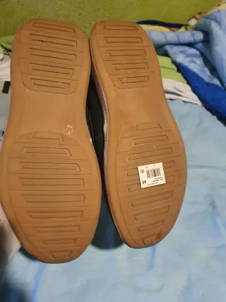 Zapatos náuticos INEXTENSO azul/rojo talla 40