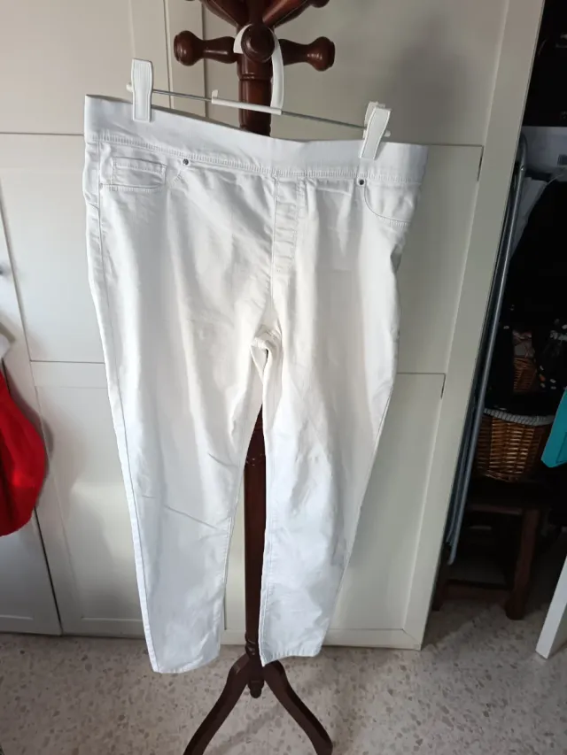 Pantalón Mallas Blanco
