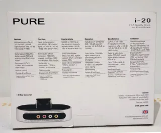 DAC Pure i-20 Hi-Fi Quality Dock iPod (SIN USO!)