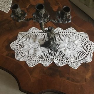 Candelabro 3 bracci angelo vintage.