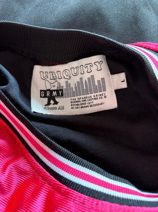 Sudadera GRIMEY rosa y negra