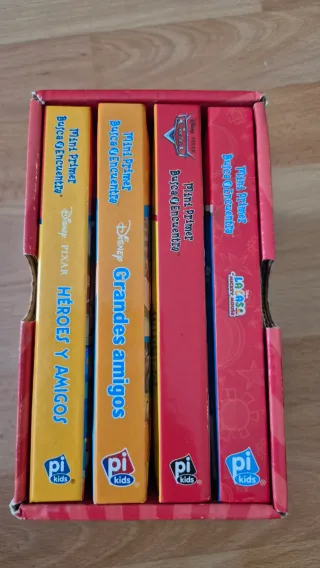 Pack 4 mini libros de busca y encuentra de pixar