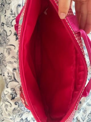 Maletín con estampado floral