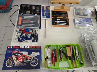 Lote modelismo: Herramientas y maquetas