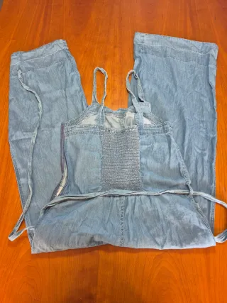Mono vaquero verano ancho chica talla 36