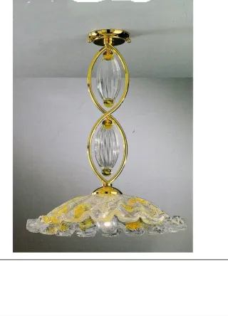 Murano Lampadario altezza fissa Ambra - Giacco