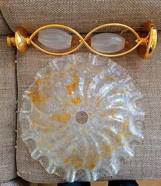 Murano Lampadario altezza fissa Ambra - Giacco