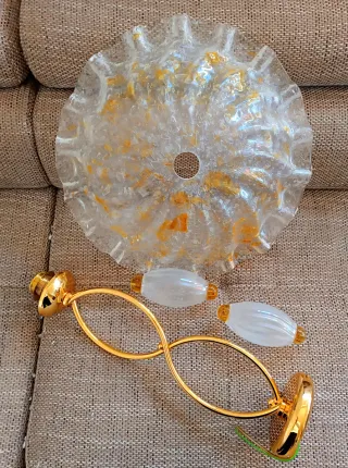 Murano Lampadario altezza fissa Ambra - Giacco