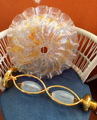 Murano Lampadario altezza fissa Ambra - Giacco