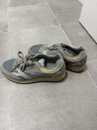 Zapatillas Scalpers niño gris y amarillo