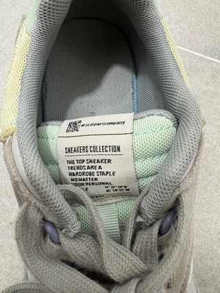 Zapatillas Scalpers niño gris y amarillo