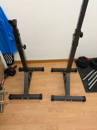 Rack para sentadillas y press