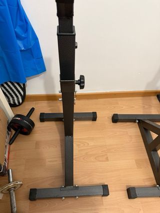 Rack para sentadillas y press
