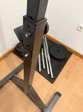 Rack para sentadillas y press