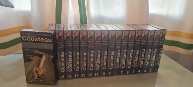 Colección Mundo Submarino VHS Jacques Cousteau