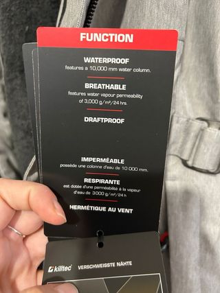 Parka Killtec gris nueva Talla M