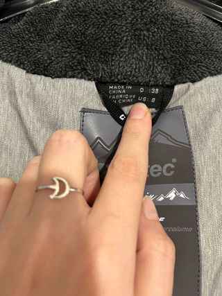 Parka Killtec gris nueva Talla M