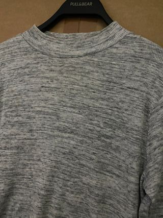 Camiseta H&M gris manga larga talla L