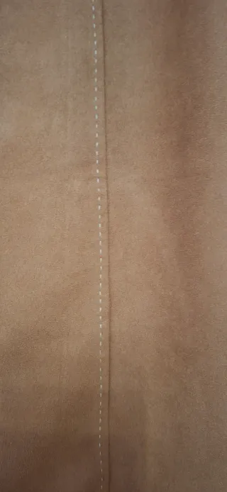 Falda antelina marrón