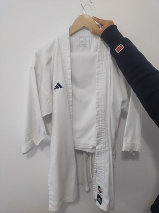 Kimono Karate Adidas Talla 160 Blanco