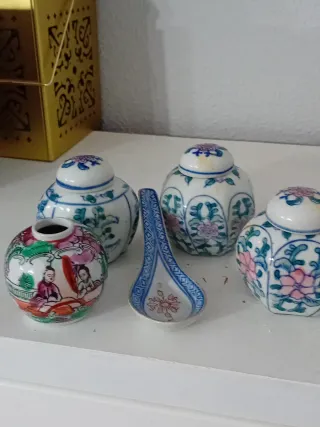 Juego chiná Jarrones Cerámica